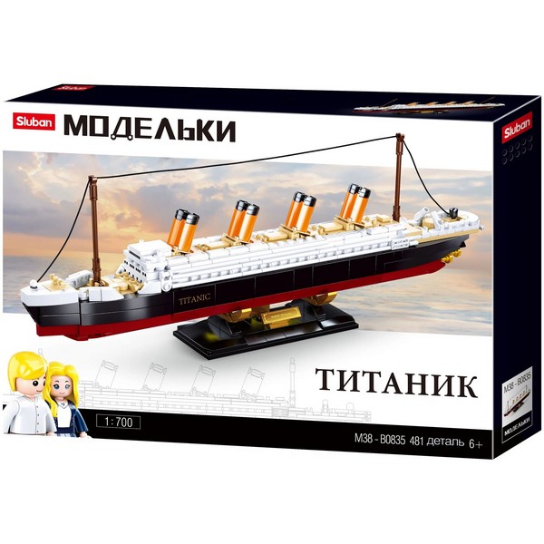 Конструктор Sluban Model Brick Титаник M38-B0835 481 деталей