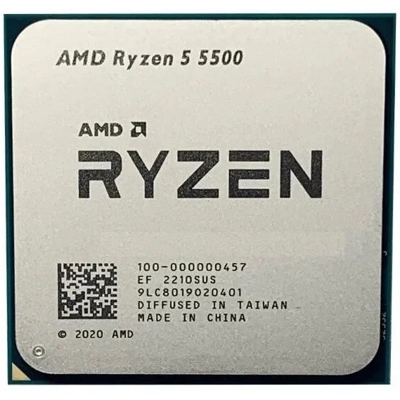 Процессор AMD Ryzen 5 5500 3,6-4.2 ГГц BOX [100-100000457cbx]