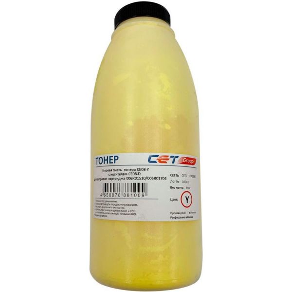 Тонер для картриджа CET CE08-Y/CE08-D