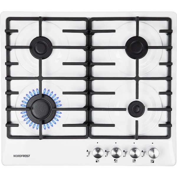 Варочная поверхность NORDFROST HS 6043 W газовая белый